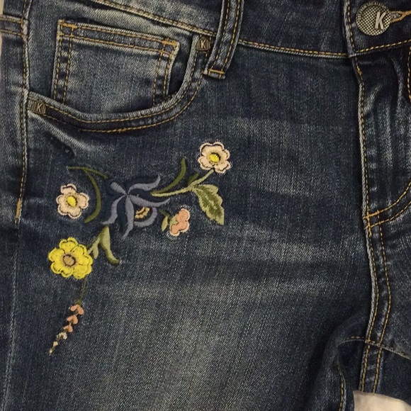 Kut From The Kloth Catherine Boyfriend Embroidered Jean Size 2 - Picture 2 of 13